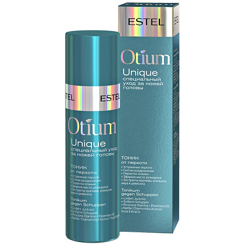 

ESTEL PROFESSIONAL ESTEL Тоник от перхоти OTIUM UNIQUE 100, ESTEL Тоник от перхоти OTIUM UNIQUE
