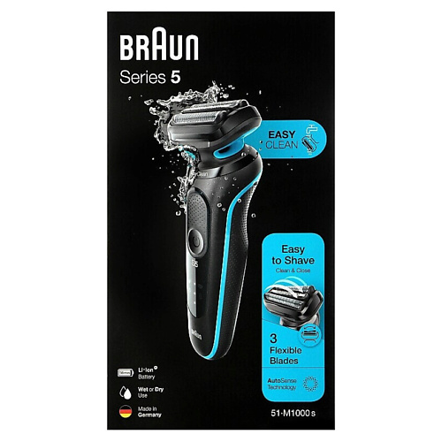 

BRAUN Электробритва Series 5 51-M1000s, Электробритва Series 5 51-M1000s