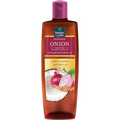 

PARACHUTE Масло для волос Кокос обогащенное Луком, контроль выпадения волос 200, Масло для волос Кокос обогащенное Луком, контроль выпадения волос