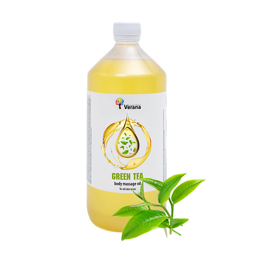 

VERANA BY HANDS OF NATURE Массажное масло для тела «Зелёный чай», натуральное 1000, Массажное масло для тела «Зелёный чай», натуральное