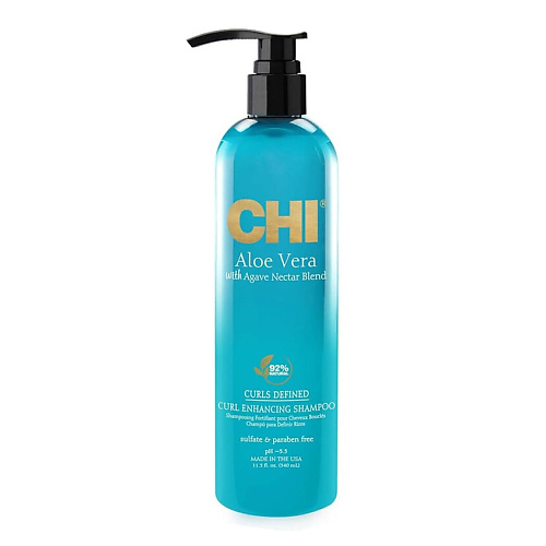 

CHI Шампунь для вьющихся волос Aloe Vera Curl Enhancing Shampoo 340, Шампунь для вьющихся волос Aloe Vera Curl Enhancing Shampoo