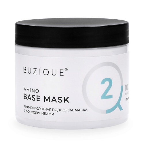 

BUZIQUE Маска-подложка Amino Base аминокислотная под кератин завивку холодный ботокc 400, Маска-подложка Amino Base аминокислотная под кератин завивку холодный ботокc