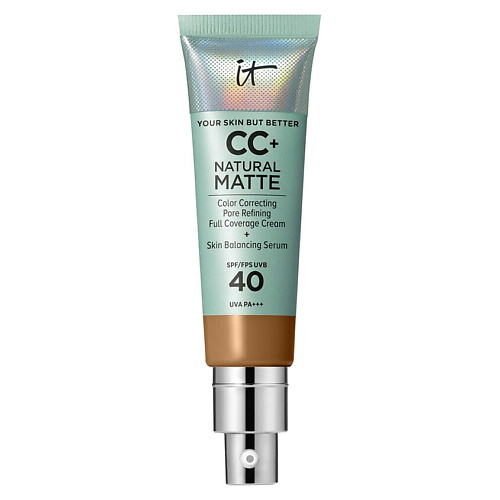 

IT COSMETICS CC+ крем с матовым финишем и SPF40 Your Skin But Better Natural Matte, CC+ крем с матовым финишем и SPF40 Your Skin But Better Natural Matte