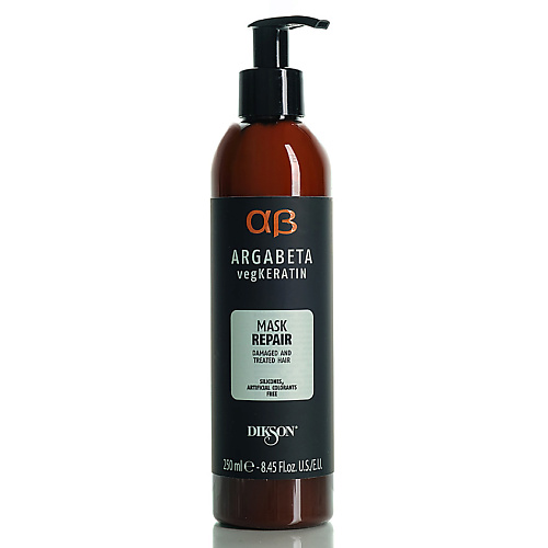 

DIKSON Маска для ослабленных и химически обработанных волос с протеинами риса и сои Argabeta Vegkeratin 250, Маска для ослабленных и химически обработанных волос с протеинами риса и сои Argabeta Vegkeratin