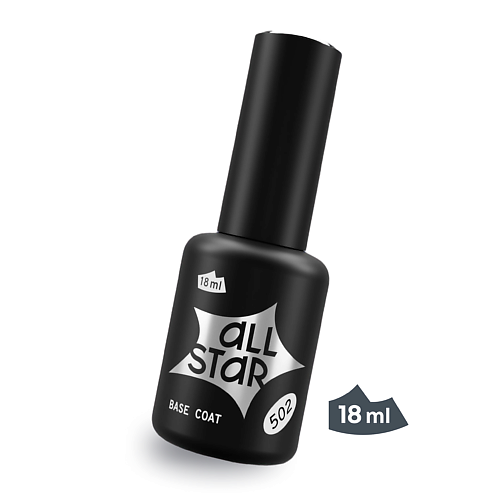 

ALL STAR PROFESSIONAL Каучуковая база для ногтей прозрачная, Base Coat Elastic, Каучуковая база для ногтей прозрачная, Base Coat Elastic