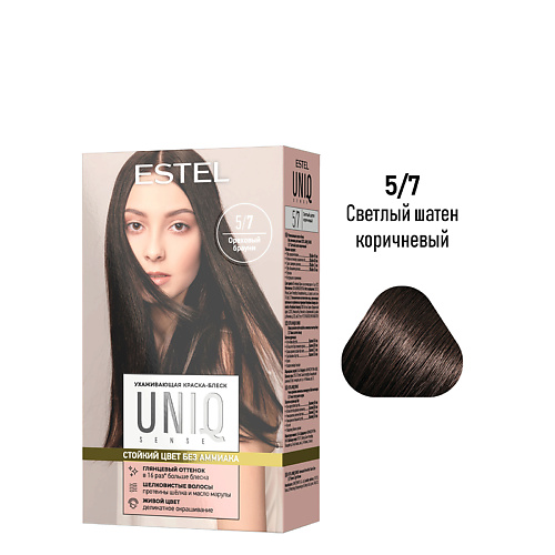 

ESTEL PROFESSIONAL ESTEL Краска-блеск для волос без аммиака UNIQ SENSE 165, ESTEL Краска-блеск для волос без аммиака UNIQ SENSE