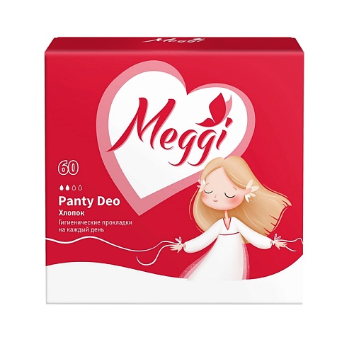 

MEGGI Прокладки гигиенические ежедневные Panty, Прокладки гигиенические ежедневные Panty