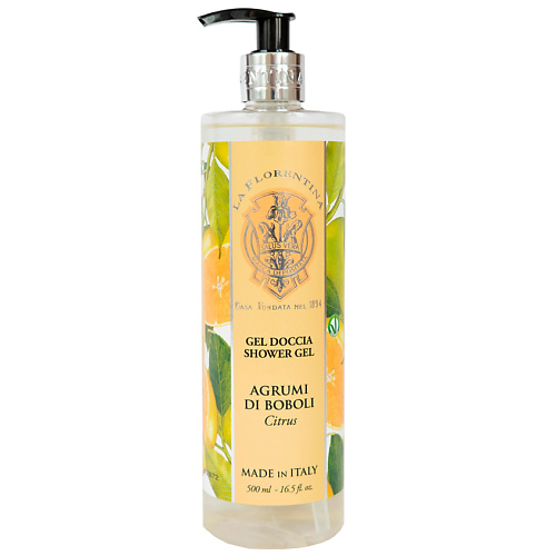 

LA FLORENTINA Гель для душа Citrus. Цитрус 500, Гель для душа Citrus. Цитрус