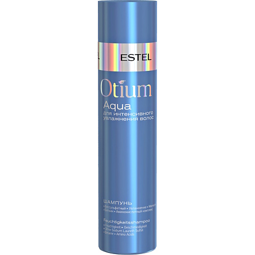 

ESTEL PROFESSIONAL ESTEL Шампунь для интенсивного увлажнения волос OTIUM AQUA 250, ESTEL Шампунь для интенсивного увлажнения волос OTIUM AQUA