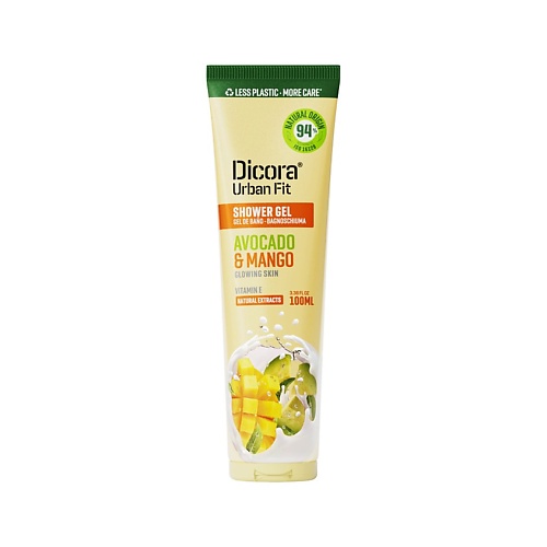 

DICORA URBAN FIT Гель для душа Манго и авокадо, Гель для душа Манго и авокадо
