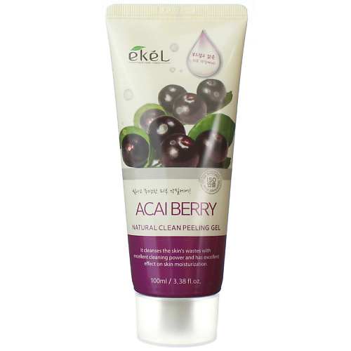 

EKEL Гель для умывания скатка с Ягодами Асаи Gel Asai Berry 100, Гель для умывания скатка с Ягодами Асаи Gel Asai Berry