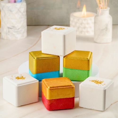 

DEWPOINT Большие бомбочки для ванны с золотым шиммером - набор унисекс Инь Янь, Большие бомбочки для ванны с золотым шиммером - набор унисекс Инь Янь