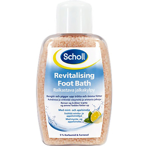 

SCHOLL Восстанавливающая ванна для ног с активным ингредиентом Farnesol 275, Восстанавливающая ванна для ног с активным ингредиентом Farnesol