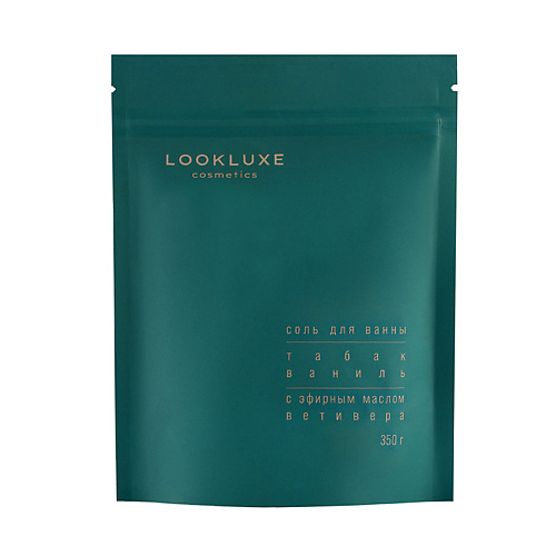 

LOOKLUXE Соль для ванны ТАБАК-ВАНИЛЬ с эфирным маслом ВЕТИВЕРА 350, Соль для ванны ТАБАК-ВАНИЛЬ с эфирным маслом ВЕТИВЕРА
