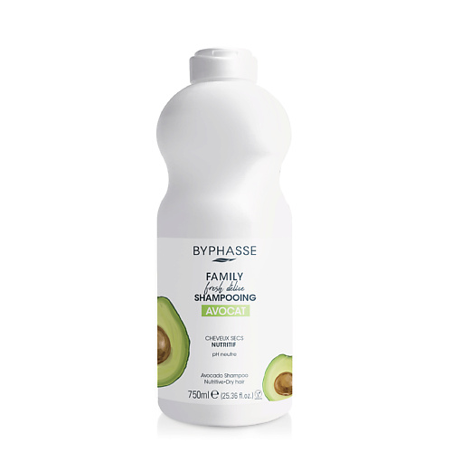 

BYPHASSE Шампунь FAMILY FRESH DELICE Авокадо для сухих волос 750, Шампунь FAMILY FRESH DELICE Авокадо для сухих волос
