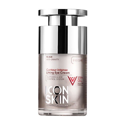 

ICON SKIN Омолаживающий лифтинг-крем для глаз с пептидами и фитостволовыми клетками CONTOUR INTENSE 15, Омолаживающий лифтинг-крем для глаз с пептидами и фитостволовыми клетками CONTOUR INTENSE