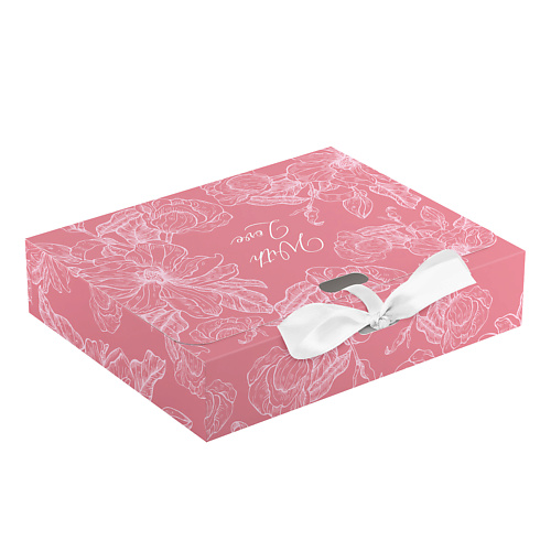 

MESHU Коробка складная подарочная "Flowers", с лентой, Коробка складная подарочная "Flowers", с лентой