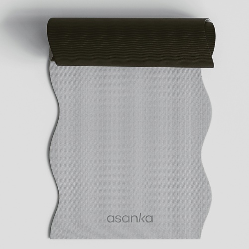 ASANKA Коврик для йоги и фитнеса волнистый