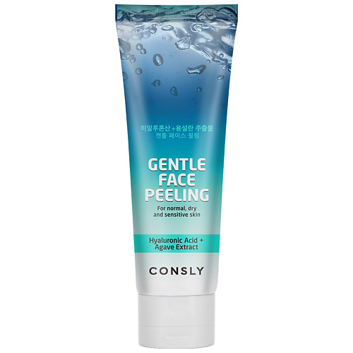 

CONSLY Гель для деликатного очищения отшелушивающий Gentle Face Peeling With Hyaluronic Acid And Agave, Гель для деликатного очищения отшелушивающий Gentle Face Peeling With Hyaluronic Acid And Agave
