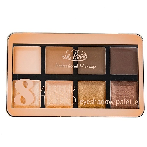

LA ROSA Тени для век 8 MAKEUP STUDIO, Тени для век 8 MAKEUP STUDIO