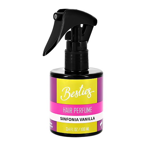 

BESTIES Парфюмированный спрей для волос HAIR PERFUME sinfonia vanilla 100, Парфюмированный спрей для волос HAIR PERFUME sinfonia vanilla