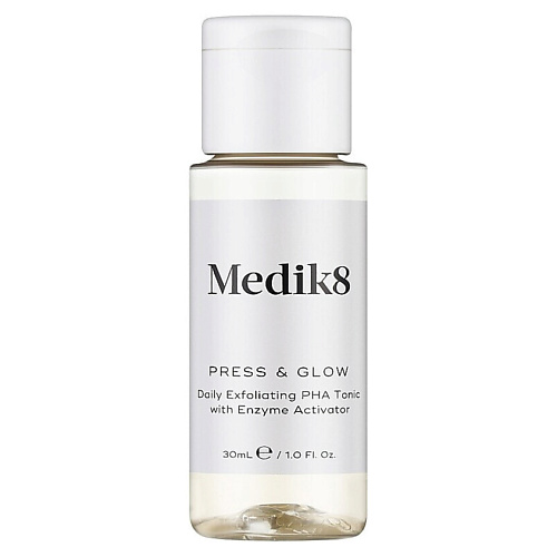 

MEDIK8 Тоник Press & Glow Daily Exfoliating PHA Tonic With Enzyme Activator 30, Тоник Press & Glow Daily Exfoliating PHA Tonic With Enzyme Activator