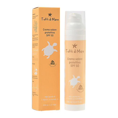 

TUTTI DI MARE Солнезащитный крем SPF 50 для малышей и всей семьи 100, Солнезащитный крем SPF 50 для малышей и всей семьи