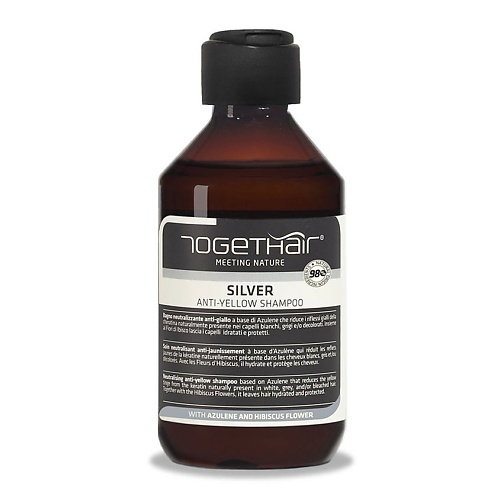 

TOGETHAIR MEETING NATURE SILVER Шампунь против желтизны осветленных и седых волос 250, SILVER Шампунь против желтизны осветленных и седых волос