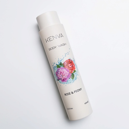 

KENVA Гель для душа Роза пион 400, Гель для душа Роза пион