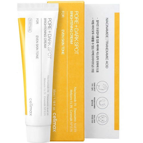 

CELIMAX Крем для выравнивания кожи Pore+Dark Spot Brightening Cream, Крем для выравнивания кожи Pore+Dark Spot Brightening Cream