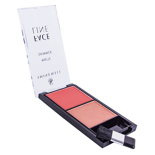 

SHINEWELL Двойные румяна с матовым и шиммер эффектом, Двойные румяна с матовым и шиммер эффектом