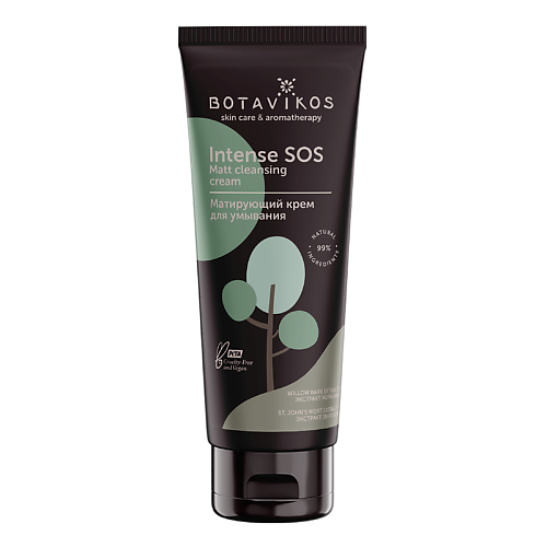 

BOTAVIKOS Матирующий крем для умывания INTENSE S.O.S 75, Матирующий крем для умывания INTENSE S.O.S