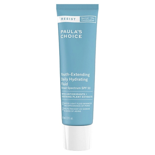 

PAULA'S CHOICE Крем для лица Resist Youth-Extending Daily Hydrating Fluid SPF 50 60, Крем для лица Resist Youth-Extending Daily Hydrating Fluid SPF 50