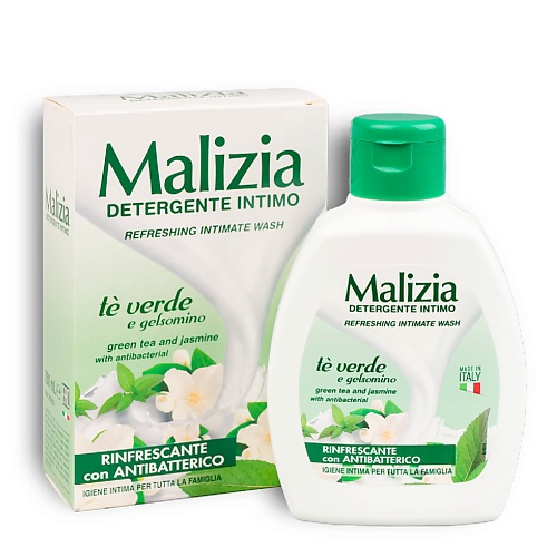 

MALIZIA Гель для интимной гигиены GREEN TEA & JASMINE 200, Гель для интимной гигиены GREEN TEA & JASMINE