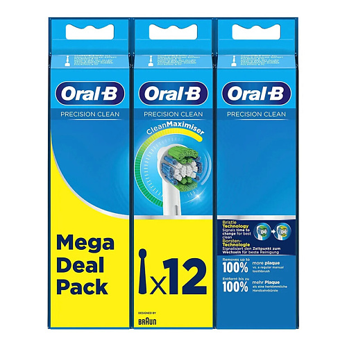

ORAL-B Насадки для электрической зубной щетки Precision Clean, Насадки для электрической зубной щетки Precision Clean