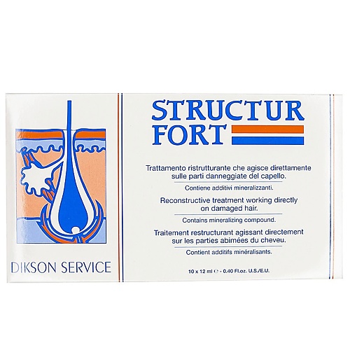 

DIKSON Ампулы мгновенного действия для восстановления безжизненных, посеченных и ослабленных волос Structur Fort, Ампулы мгновенного действия для восстановления безжизненных, посеченных и ослабленных волос Structur Fort