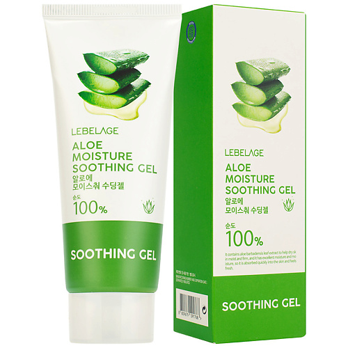 

LEBELAGE Увлажняющий успокаивающий гель с экстрактом алоэ 100, Увлажняющий успокаивающий гель с экстрактом алоэ
