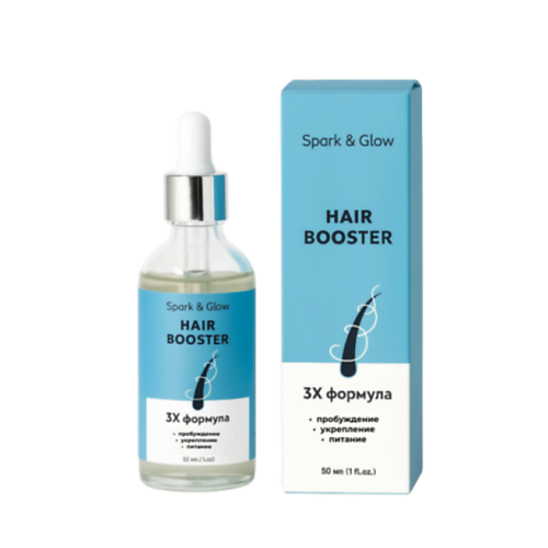 

SPARK&GLOW Сыворотка-бустер для кожи головы и волос с кофеином, Сыворотка-бустер для кожи головы и волос с кофеином