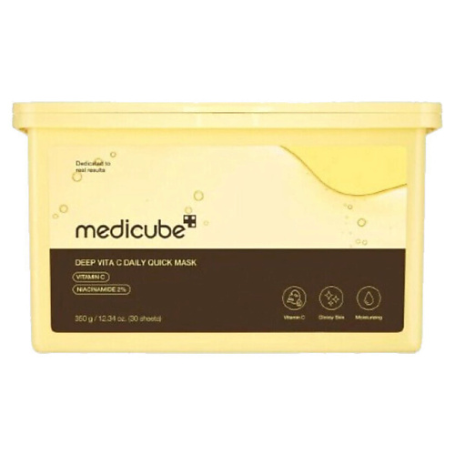 

MEDICUBE Витаминная маска для лица Deep Vita C Daily Quick Sheet Mask, Витаминная маска для лица Deep Vita C Daily Quick Sheet Mask