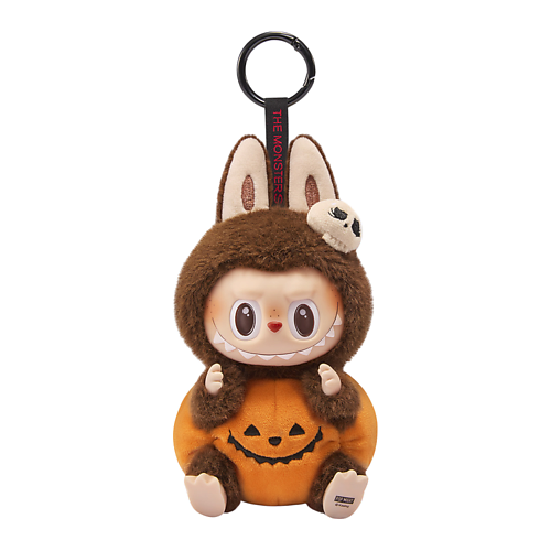 Брелок POP MART Брелок-игрушка LABUBU «SITTING PUMPKIN», лимитированная серия «HALLOWEEN PARTY»