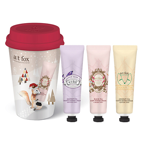 

A;T FOX Набор из 3 кремов для рук Holiday Hand Cream Gift Set, Набор из 3 кремов для рук Holiday Hand Cream Gift Set