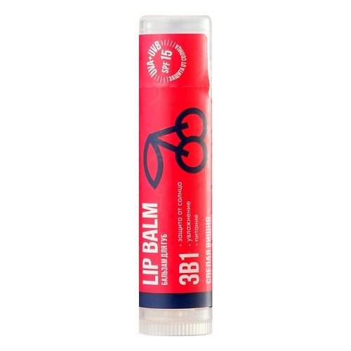 

THE CHEMICAL BARBERS Бальзам для губ 3 в 1 "Спелая Вишня" Lip Balm, Бальзам для губ 3 в 1 "Спелая Вишня" Lip Balm