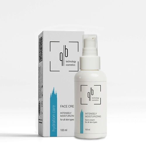 QB TECHNOLOGY COSMETICS Интенсивно увлажняющий крем для лица с соком алоэ-вера и экстрактом клюквы 1000 450₽