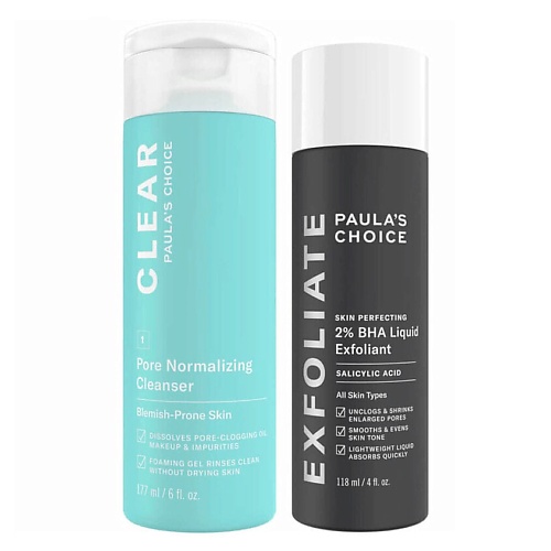 

PAULA'S CHOICE Набор очищающих гелей Clear Breakouts Set, Набор очищающих гелей Clear Breakouts Set