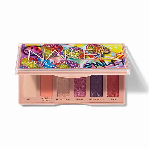 Палетка URBAN DECAY Лимитированная мини-палетка теней Naked Mad Happy