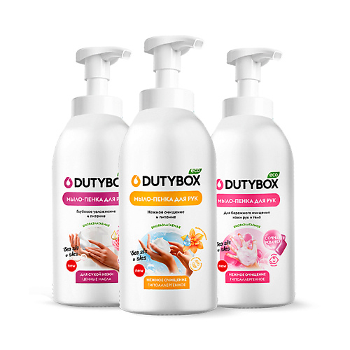 

DUTYBOX Жидкое мыло для рук 3шт, мыло пенка с ароматом Ванили, Камелии и Bubble gum 1500, Жидкое мыло для рук 3шт, мыло пенка с ароматом Ванили, Камелии и Bubble gum