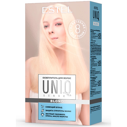 

ESTEL PROFESSIONAL ESTEL Набор для осветления UNIQ SENSE 125, ESTEL Набор для осветления UNIQ SENSE