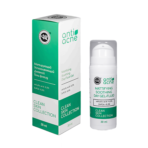 

КРЫМСКАЯ НАТУРАЛЬНАЯ КОЛЛЕКЦИЯ Матирующий гель-флюид для жирной и проблемной кожи anti-acne 30, Матирующий гель-флюид для жирной и проблемной кожи anti-acne