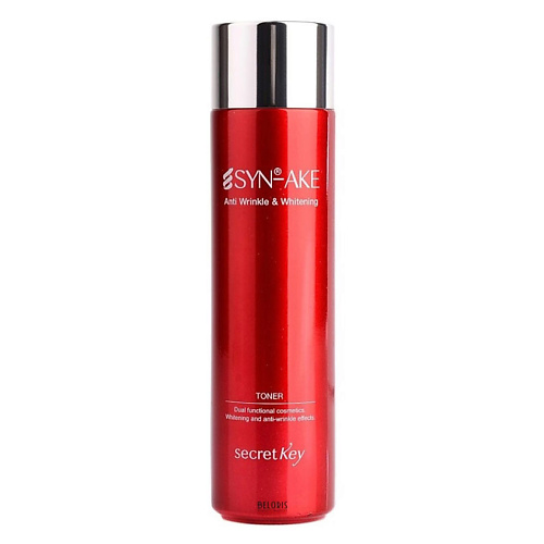 

SECRET KEY Тонер для лица антивозрастной осветляющий SYN-AKE Anti Wrinkle & Whitening Toner 150, Тонер для лица антивозрастной осветляющий SYN-AKE Anti Wrinkle & Whitening Toner