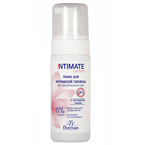 

FLORESAN Интимная пенка с экстрактом хлопка 150, Интимная пенка с экстрактом хлопка